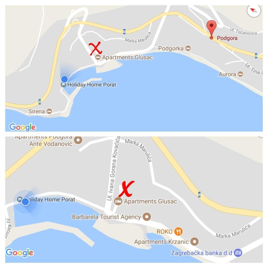 Kornelija 2 Lejlighed Podgora Eksteriør billede